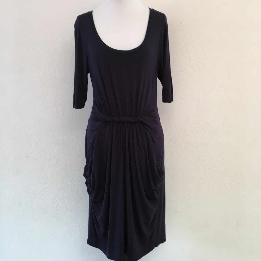 Anthropologie Meadow Rue Blue Dress Size Medium